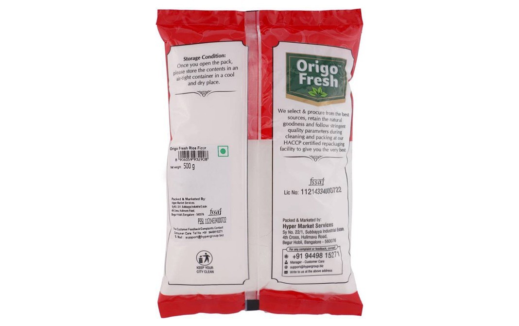 Origo Fresh Rice Flour    Pack  500 grams